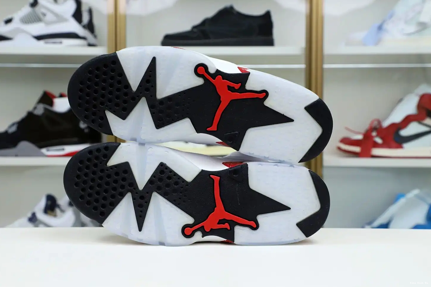 JORDAN 6 OREO AIR RED Kimikick 0718